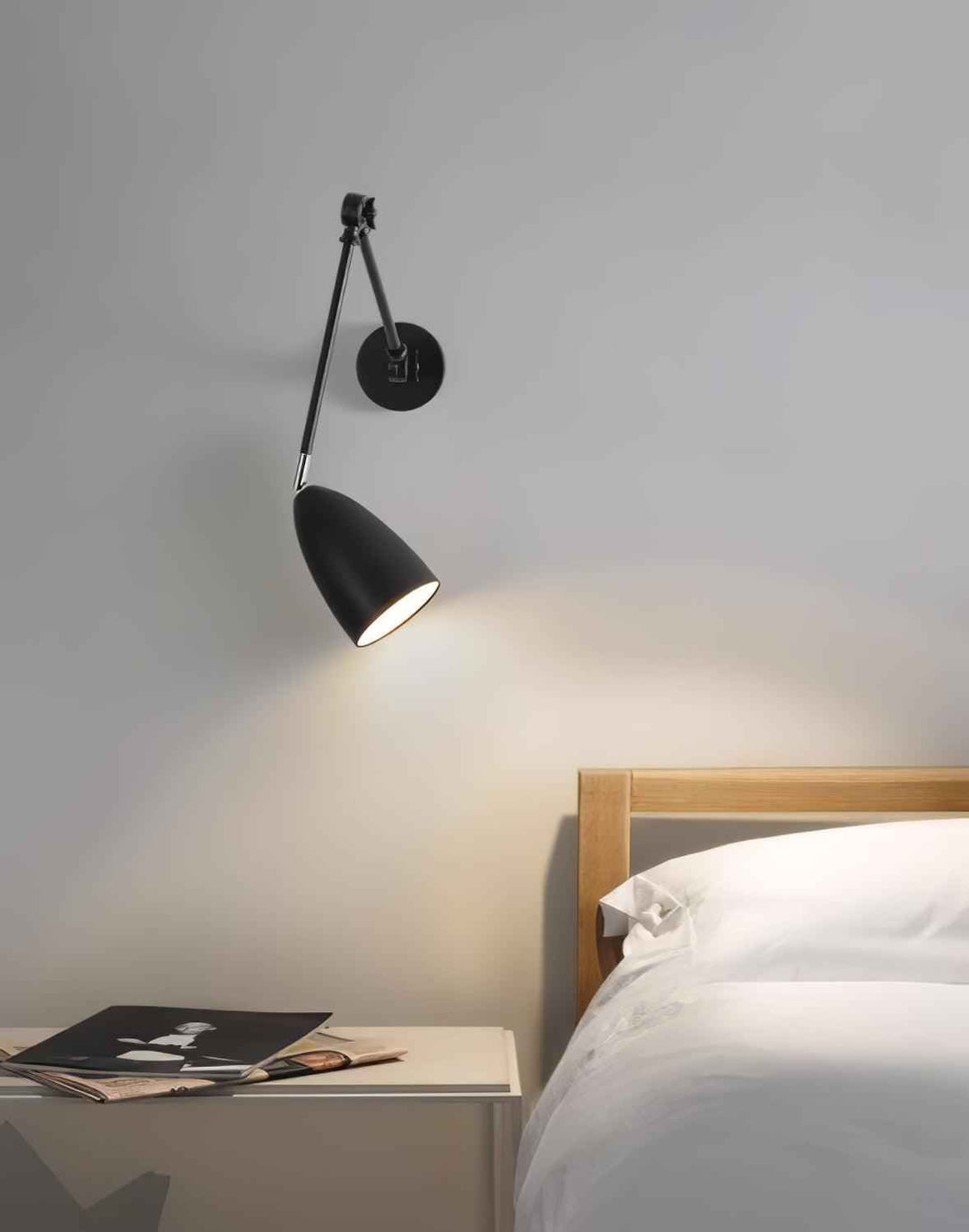 Ulrinel Métal 10cm Noir LED