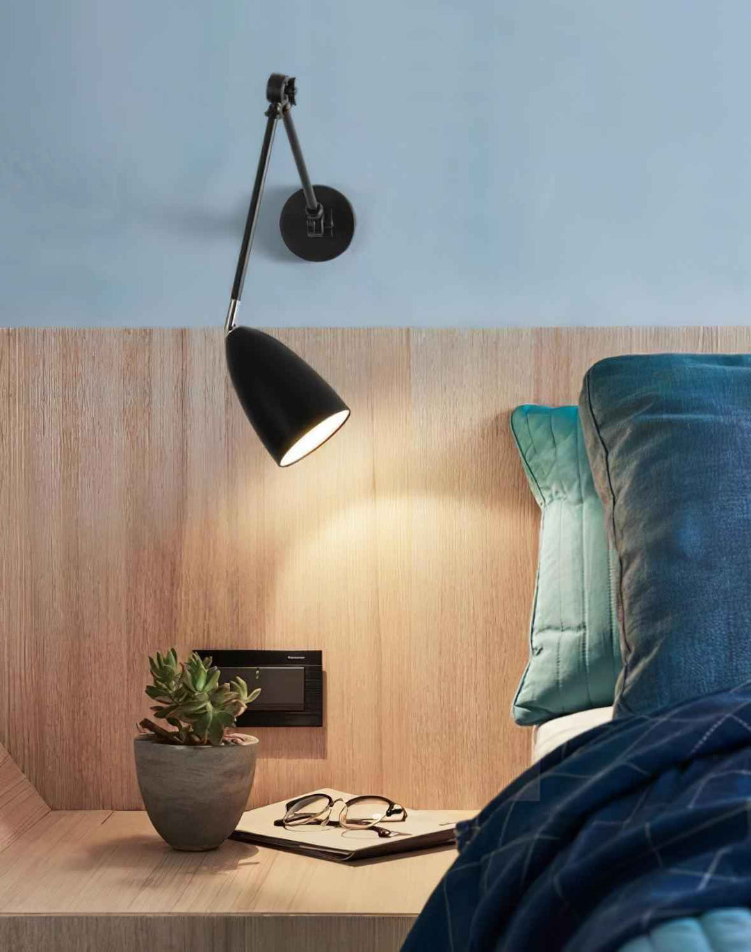 Ulrinel Métal 10cm Noir LED