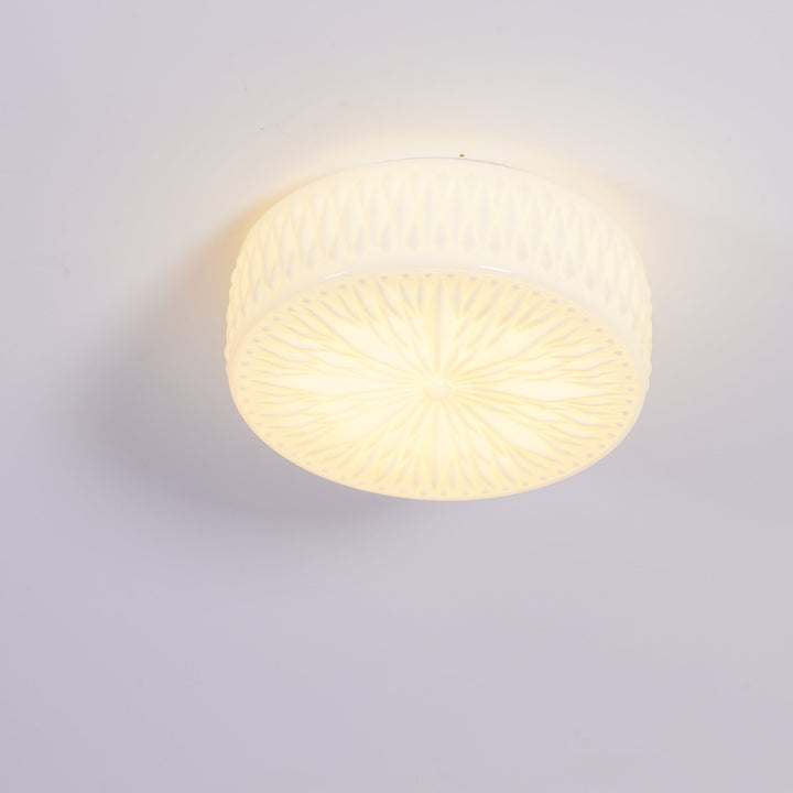 Solara Plafonnier en Verre à Abat-jour Moderne Lune - Neutralighting