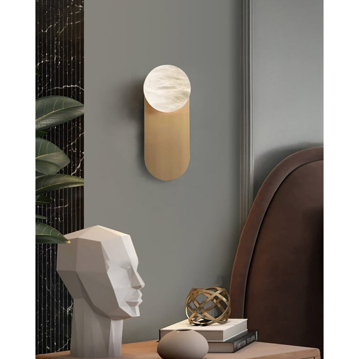 Adrion Applique Murale Métal Albâtre Moderne - Neutralighting