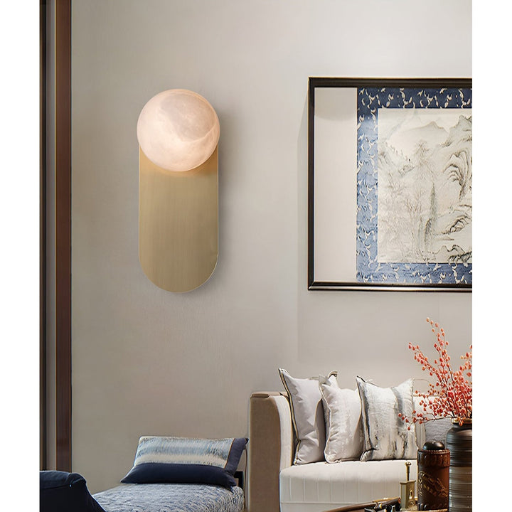 Adrion Applique Murale Métal Albâtre Moderne - Neutralighting