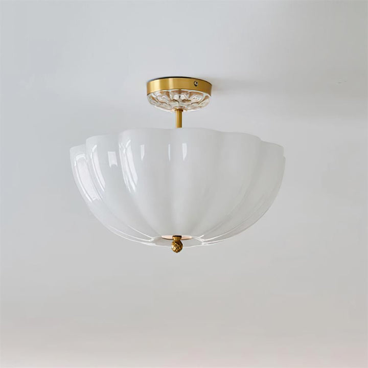 Mirage Plafonnier Silhouette Élégante Pétale en Verre - Neutralighting