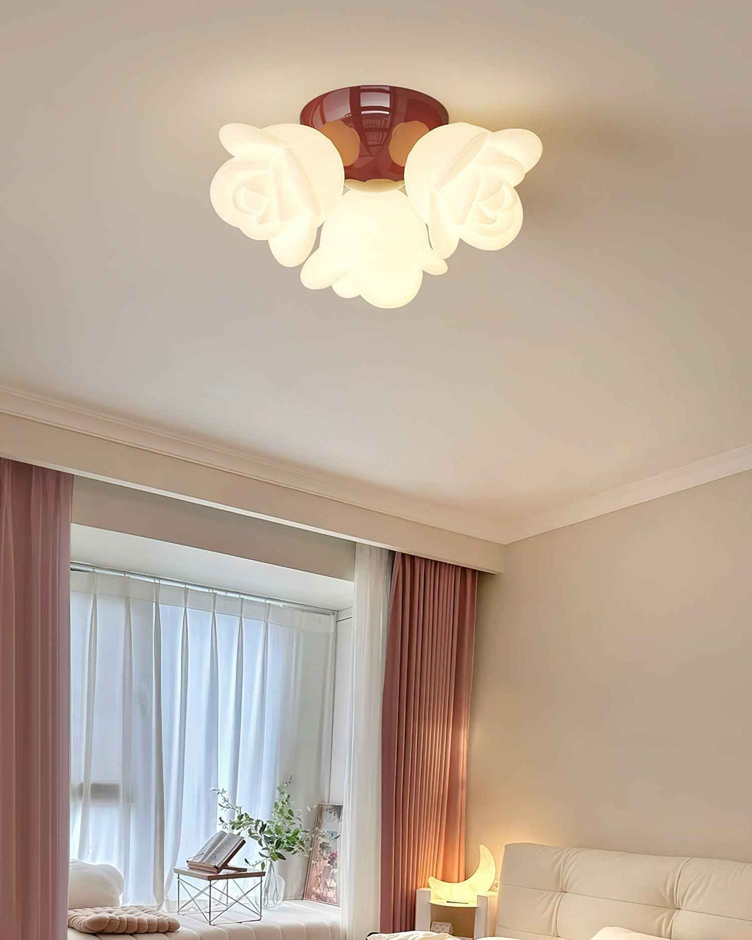 Métal 36cm Blanc LED