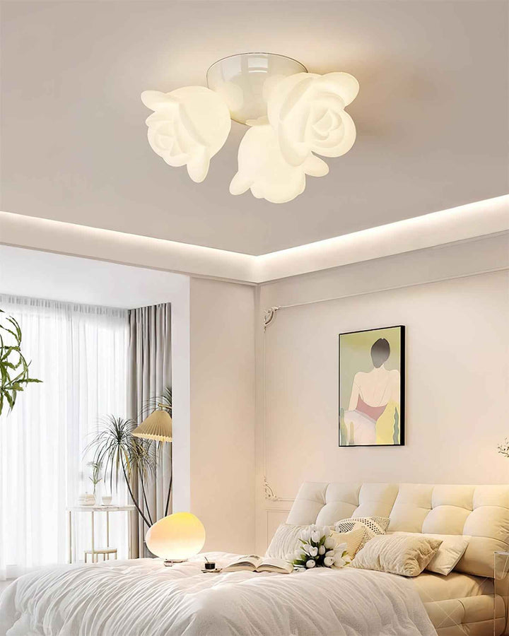 Métal 36cm Blanc LED