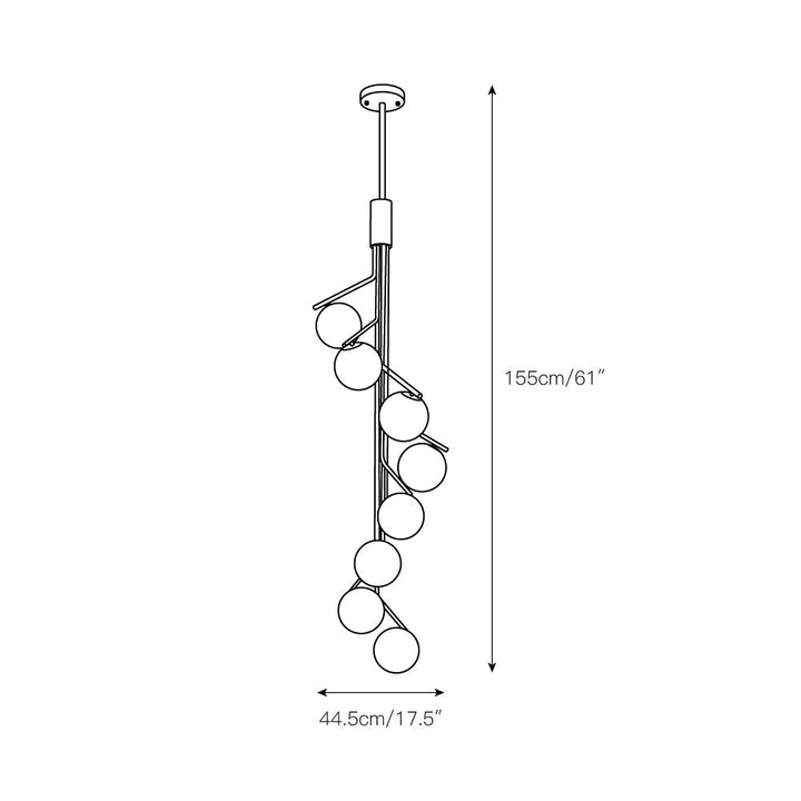 Ageet Suspension en Verre Moderne Minimaliste - Neutralighting