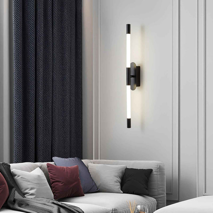 Lustra Acrylique 57cm Noir LED 10W