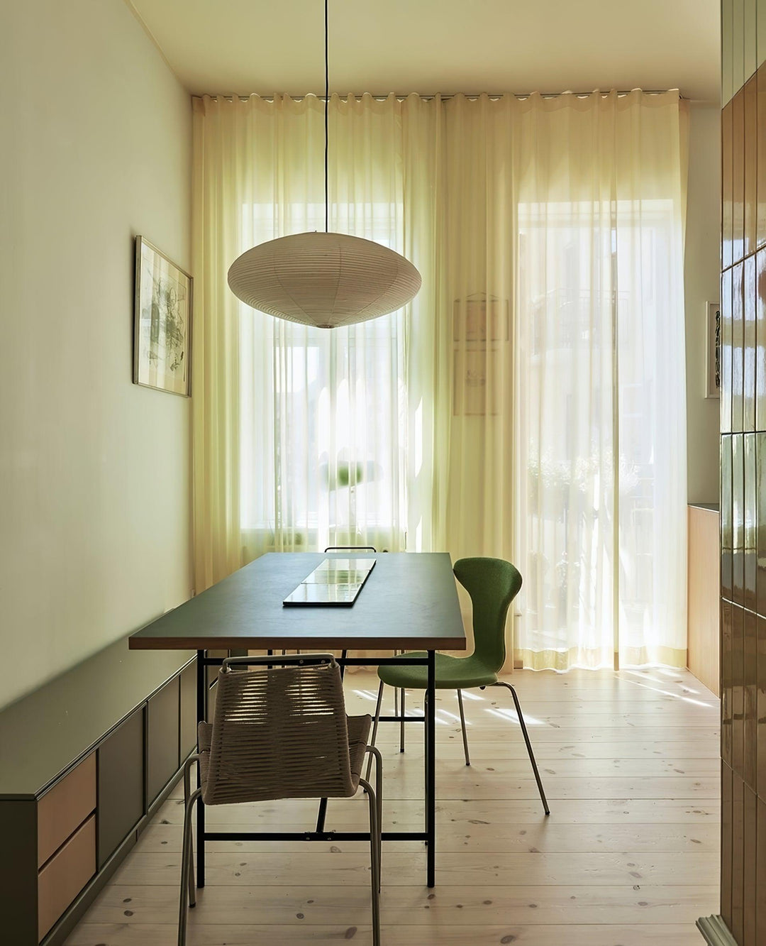 Orba Lampe Pendante en Papier Washi 15A - Neutralighting