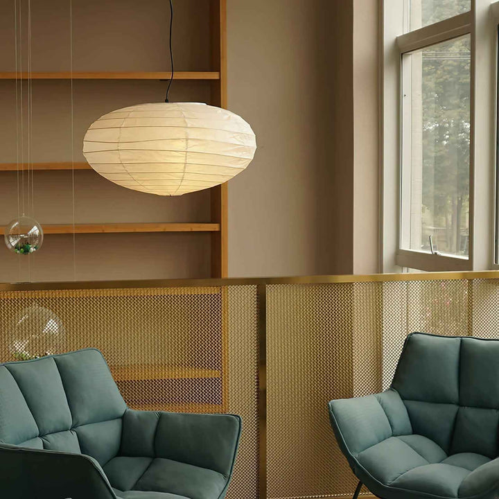 Lampe Akari en Verre – Élégance Moderne