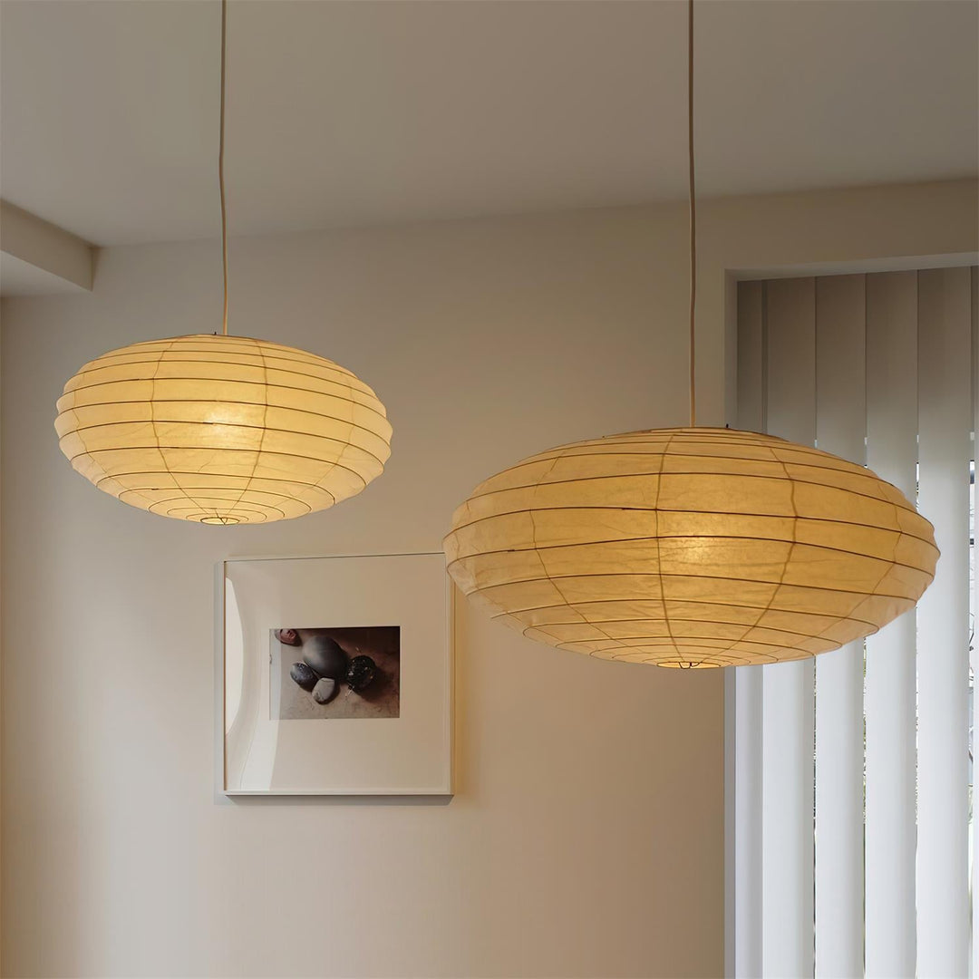 Akari Lampe Pendante Minimaliste en Papier Washi - Neutralighting