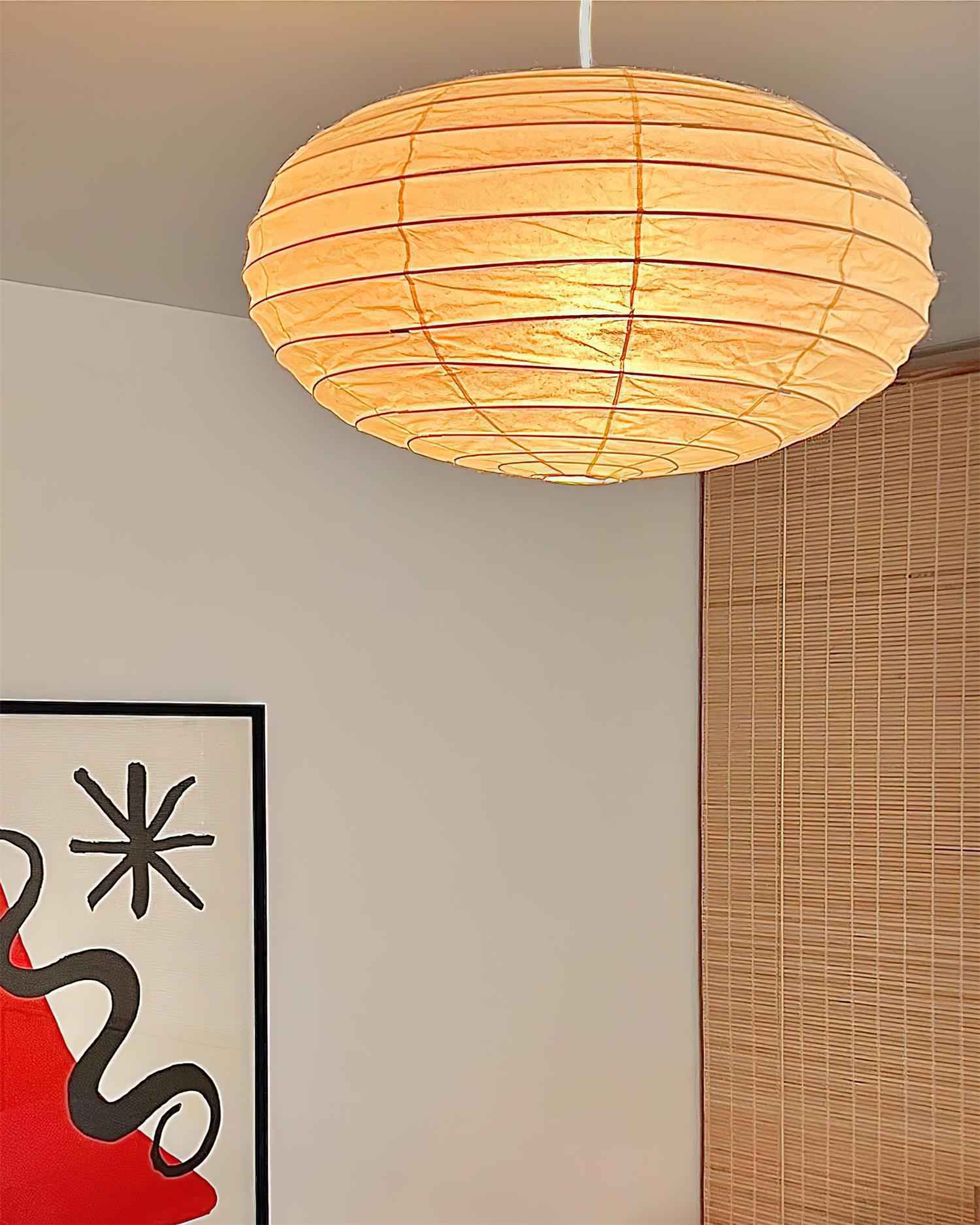 Lampe Akari en Verre – Élégance Moderne