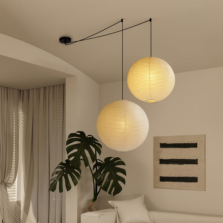 Pileo Lampe Suspension Lanterne en Papier Japonaise - Neutralighting