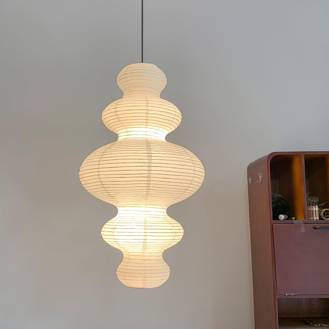 Akari Lampe Pendante Minimaliste en Bambou - Neutralighting