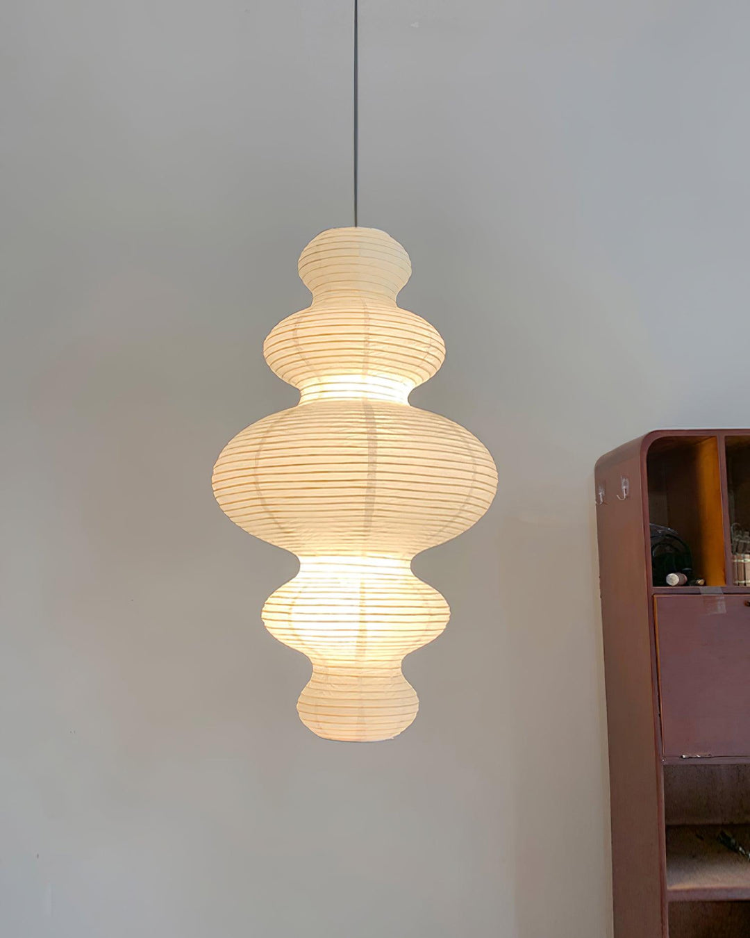 Akari Lampe Pendante Minimaliste en Bambou - Neutralighting