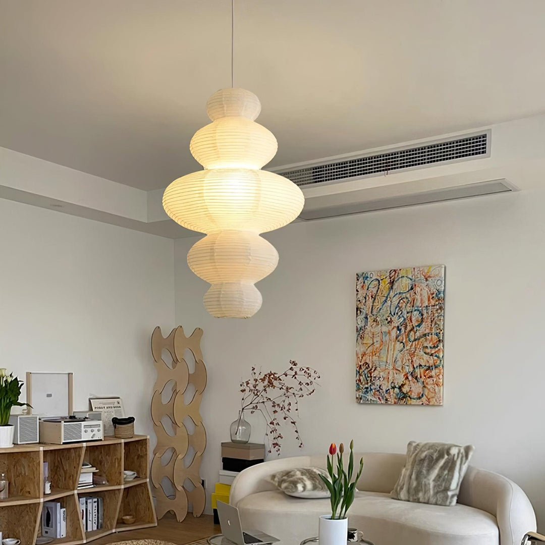 Akari Lampe Pendante Minimaliste en Bambou - Neutralighting