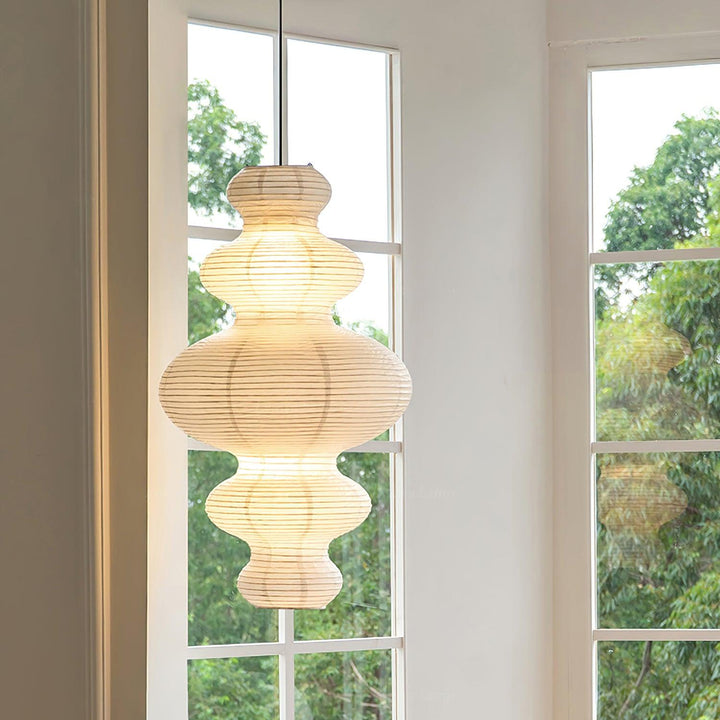 Akari Lampe Pendante Minimaliste en Bambou - Neutralighting