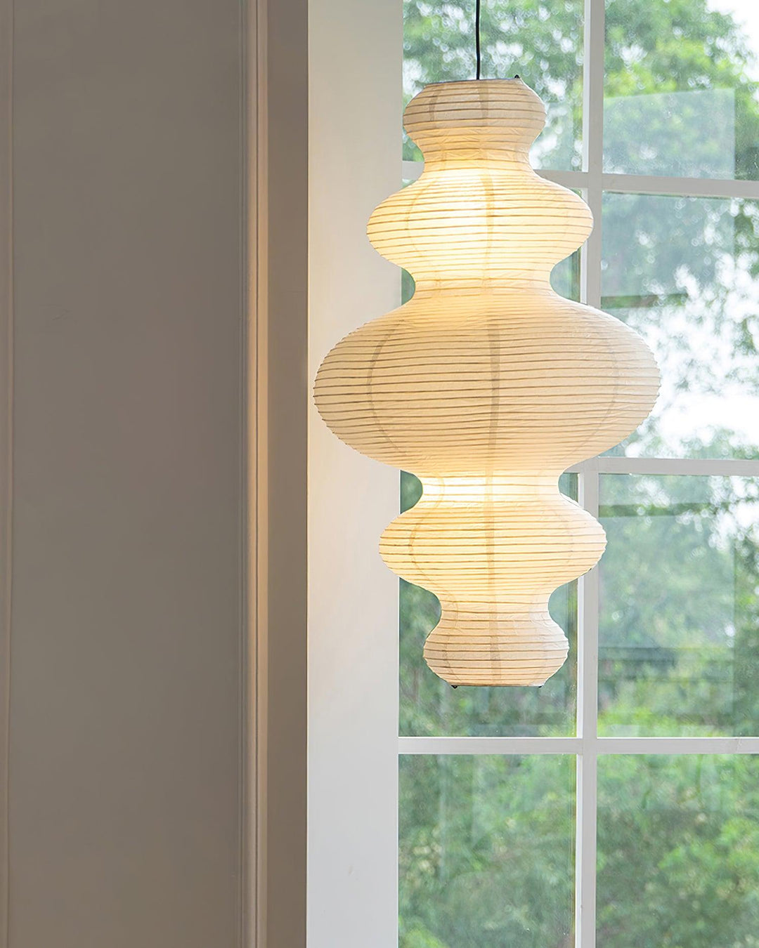 Akari Lampe Pendante Minimaliste en Bambou - Neutralighting