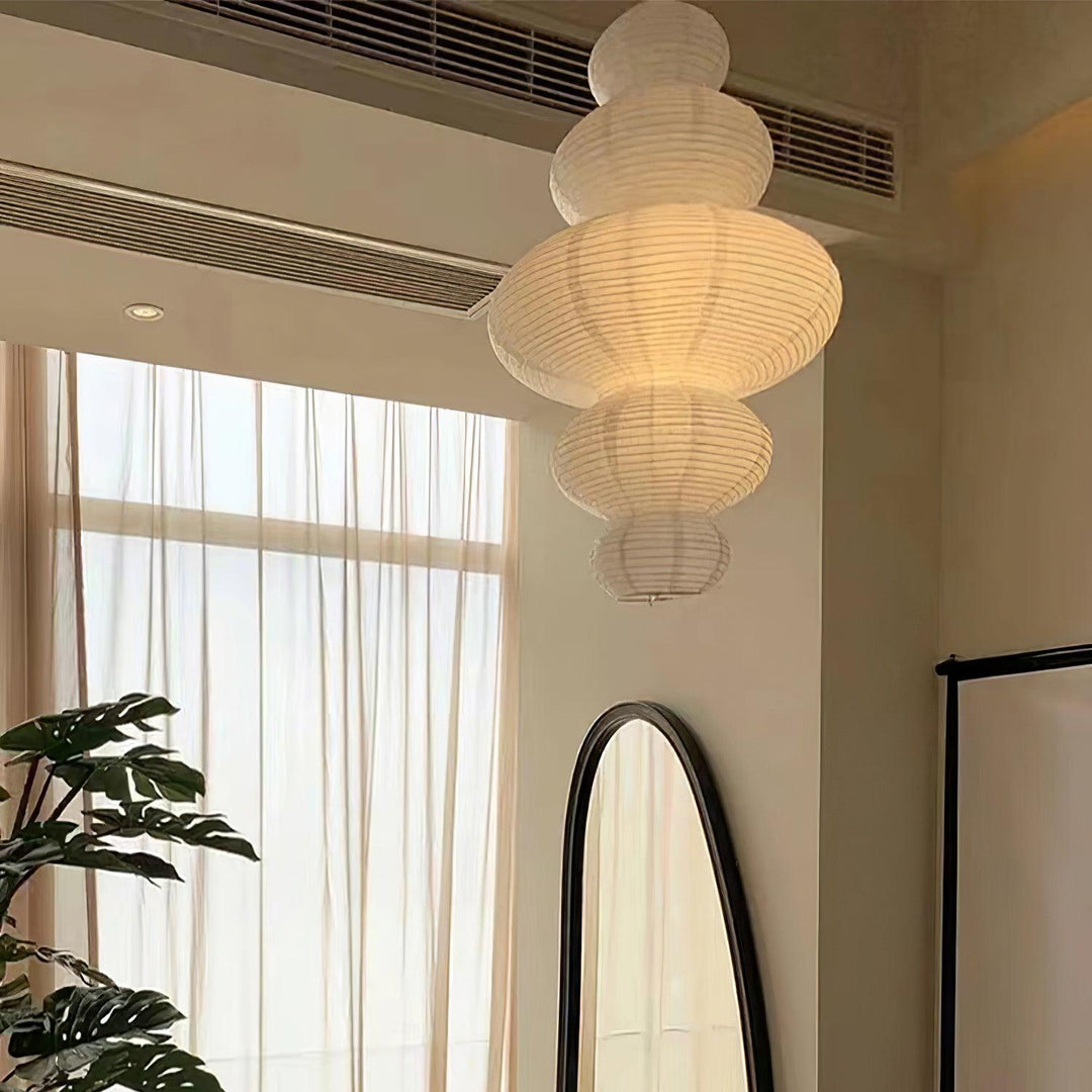 Akari Lampe Pendante Minimaliste en Bambou - Neutralighting