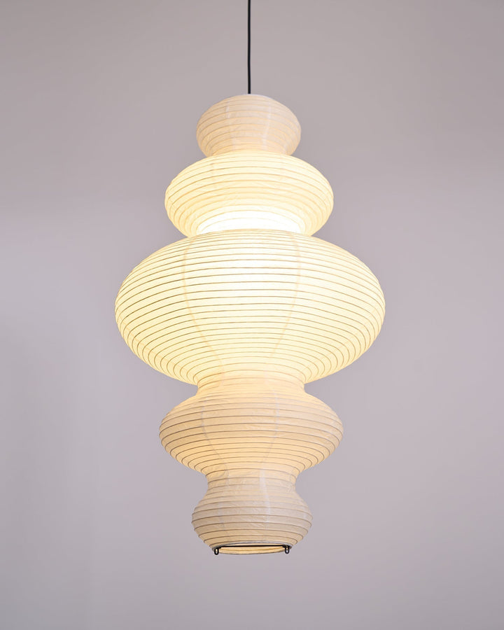 Akari Lampe Pendante Minimaliste en Bambou - Neutralighting