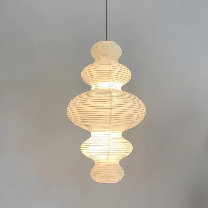 Akari Lampe Pendante Minimaliste en Bambou - Neutralighting