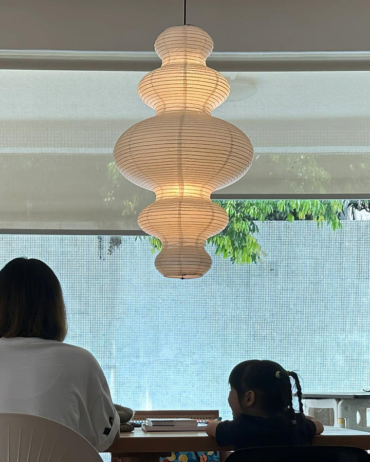 Akari Lampe Pendante Minimaliste en Bambou - Neutralighting