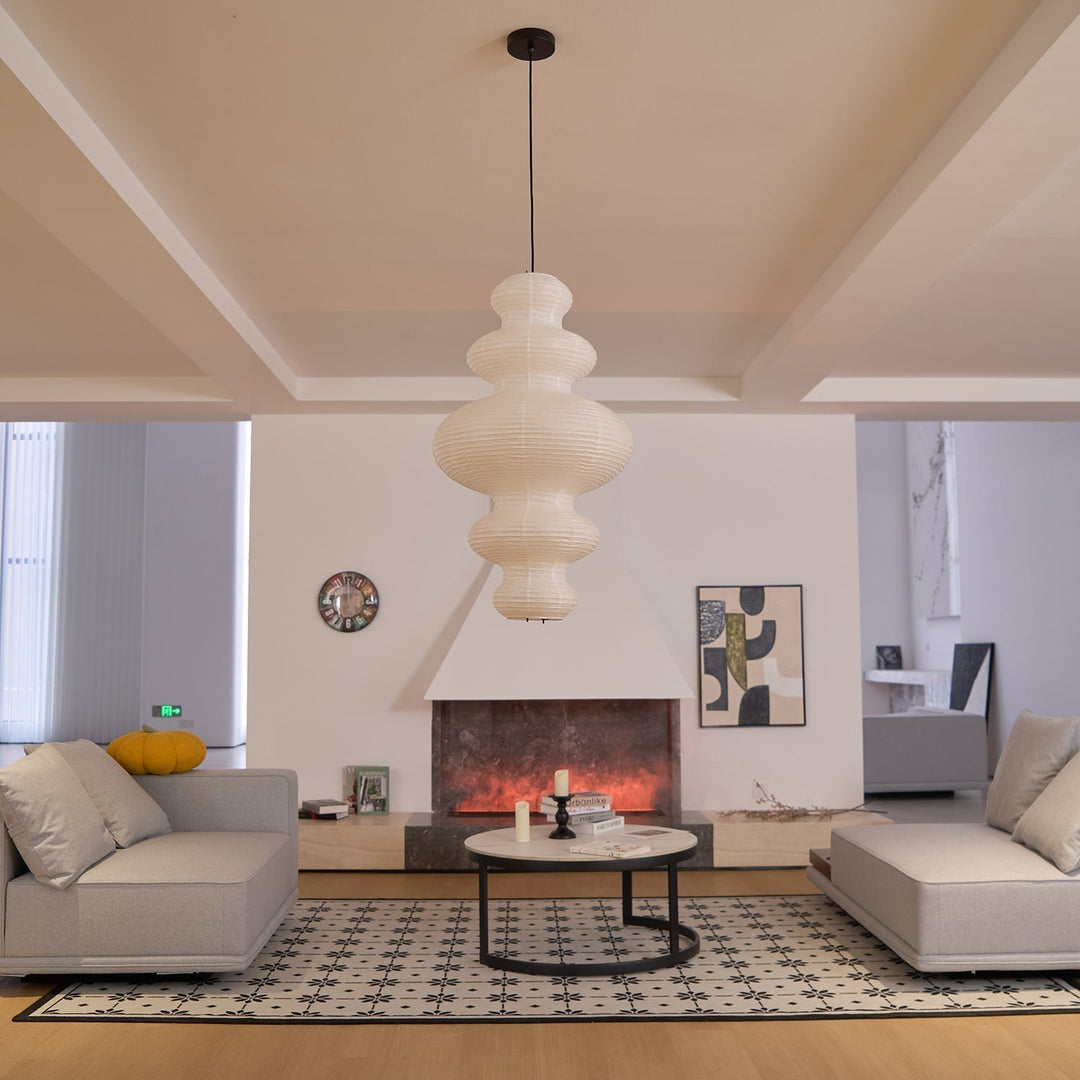Akari Lampe Pendante Minimaliste en Bambou - Neutralighting