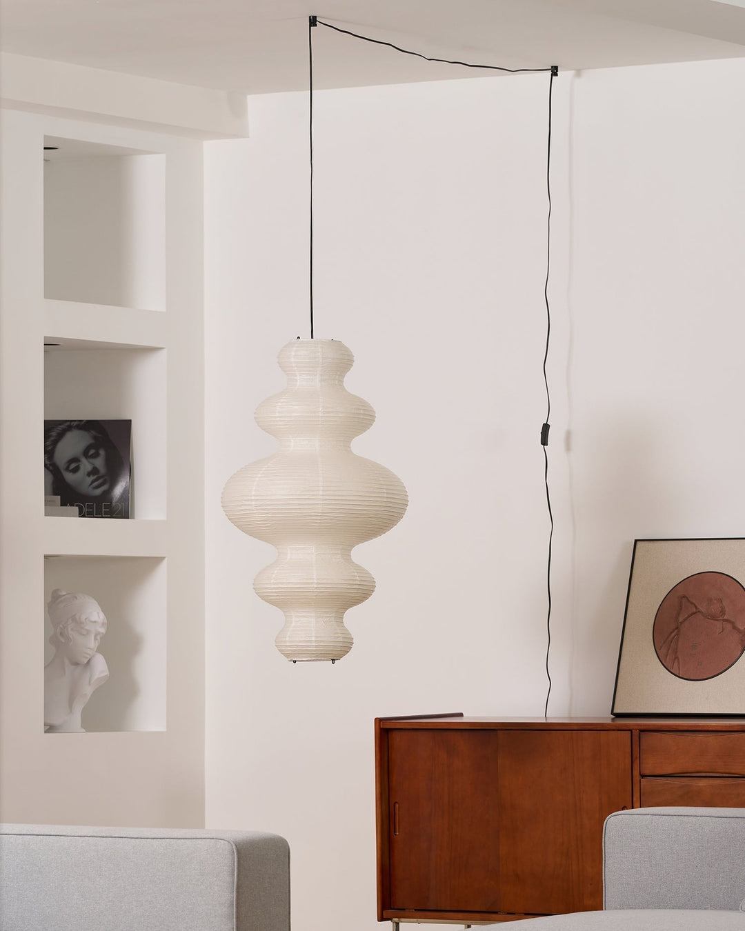 Lythaaris Lampe Pendante Art Naturel Bambou Swag - Neutralighting