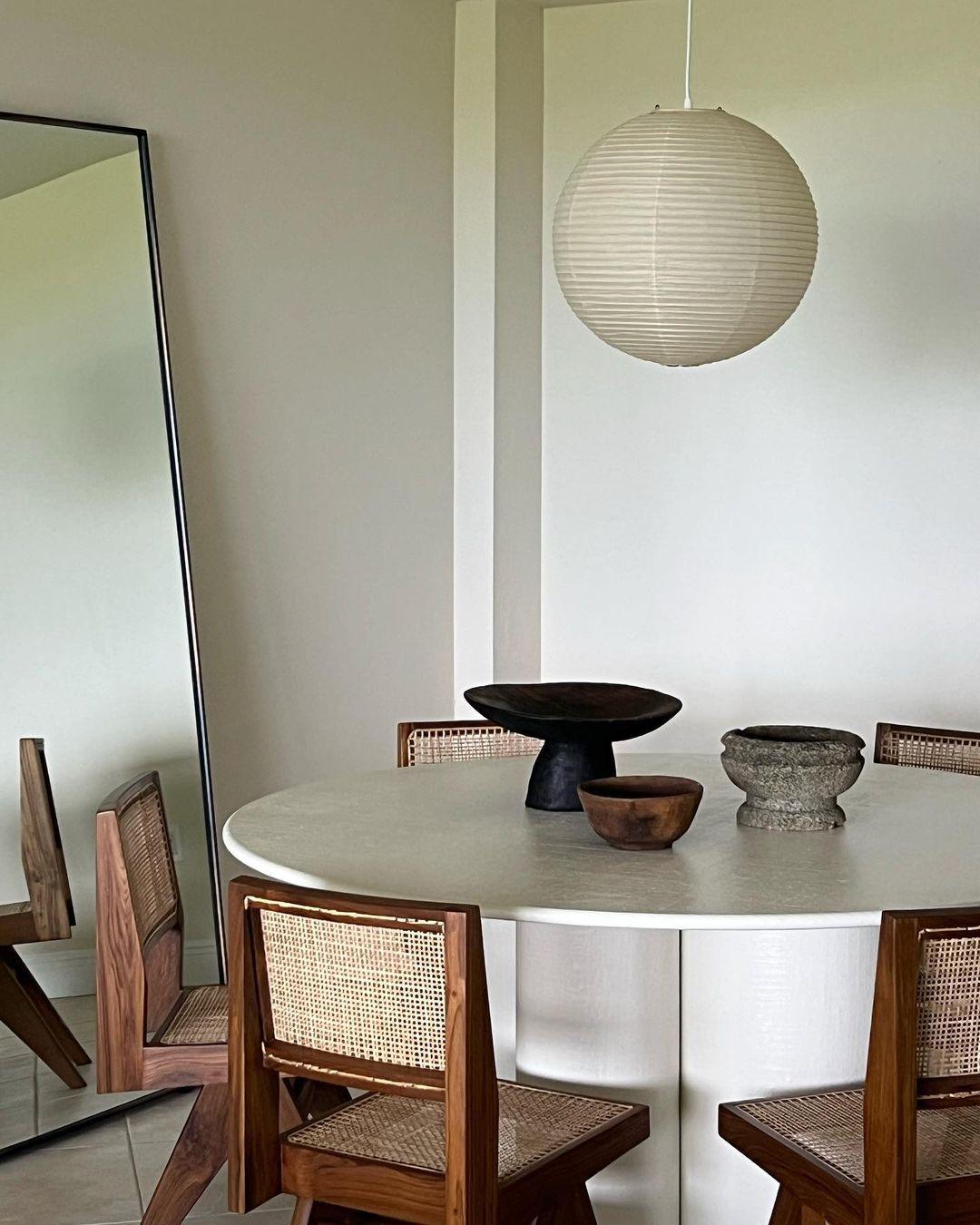 Solara Suspension Bambou Papier Washi Ronde - Neutralighting