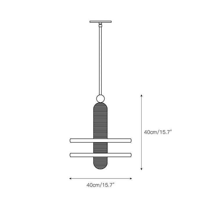 Ildvuvye Suspension Métal Comète Créativité Individuelle - Neutralighting