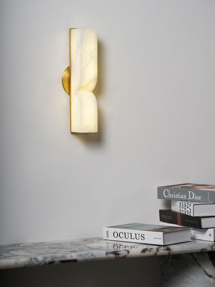 Lunaris Lampe Murale Rectangulaire en Albâtre - Neutralighting