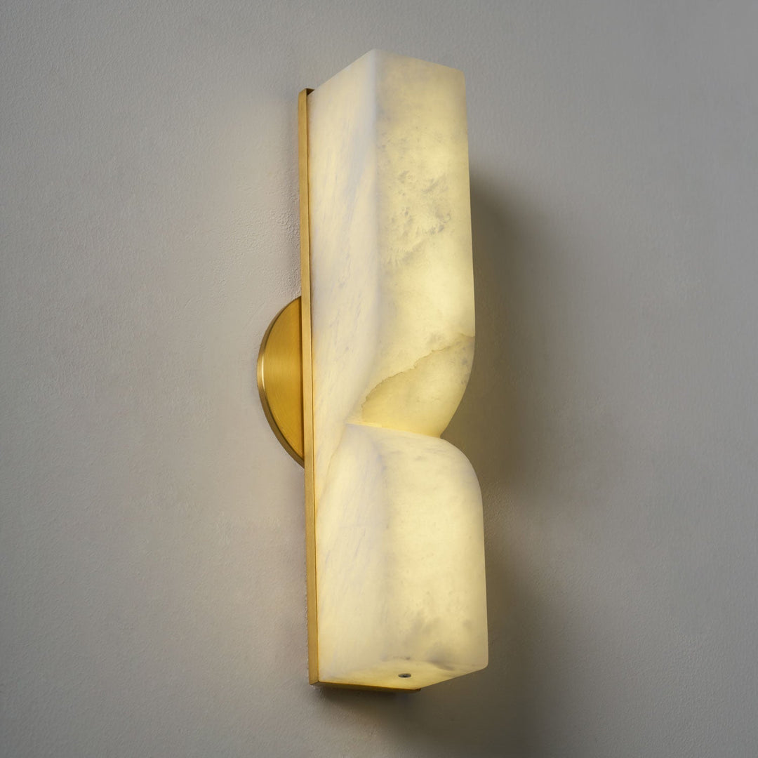 Lunaris Lampe Murale Rectangulaire en Albâtre - Neutralighting
