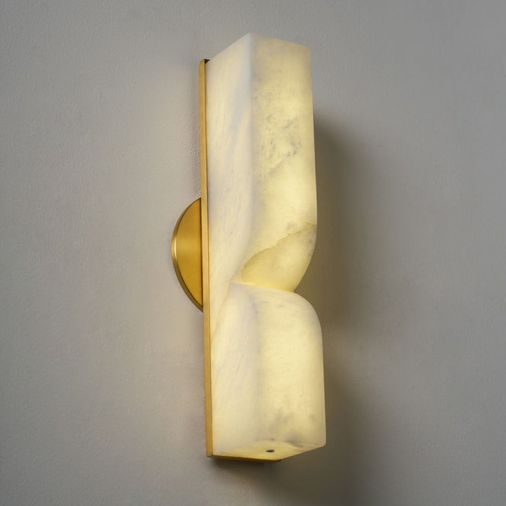 Lunaris Lampe Murale Rectangulaire en Albâtre - Neutralighting