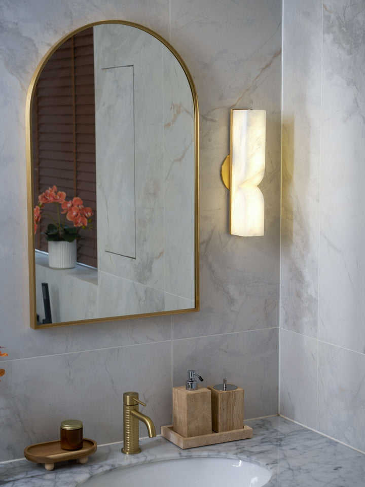 Lunaris Lampe Murale Rectangulaire en Albâtre - Neutralighting