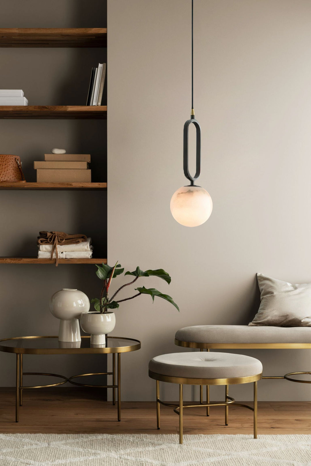 Gloruvyd Suspension en Métal Boule Minimaliste - Neutralighting
