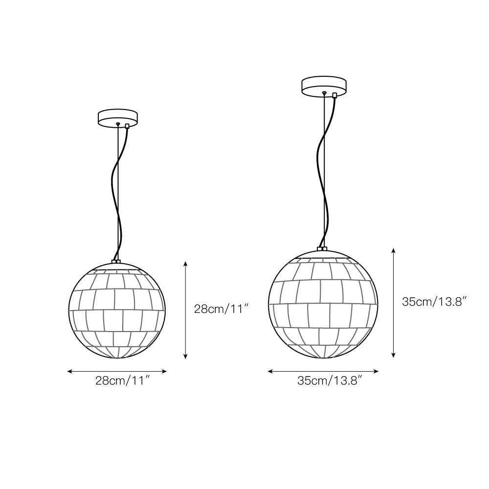 Fljotuvye Suspension en Alabastre Boule Moderne - Neutralighting