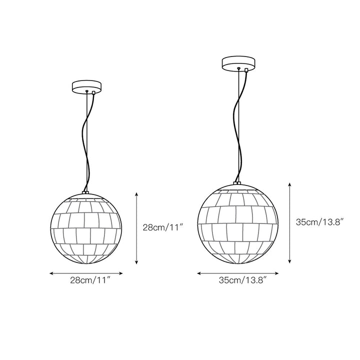 Fljotuvye Suspension en Alabastre Boule Moderne - Neutralighting