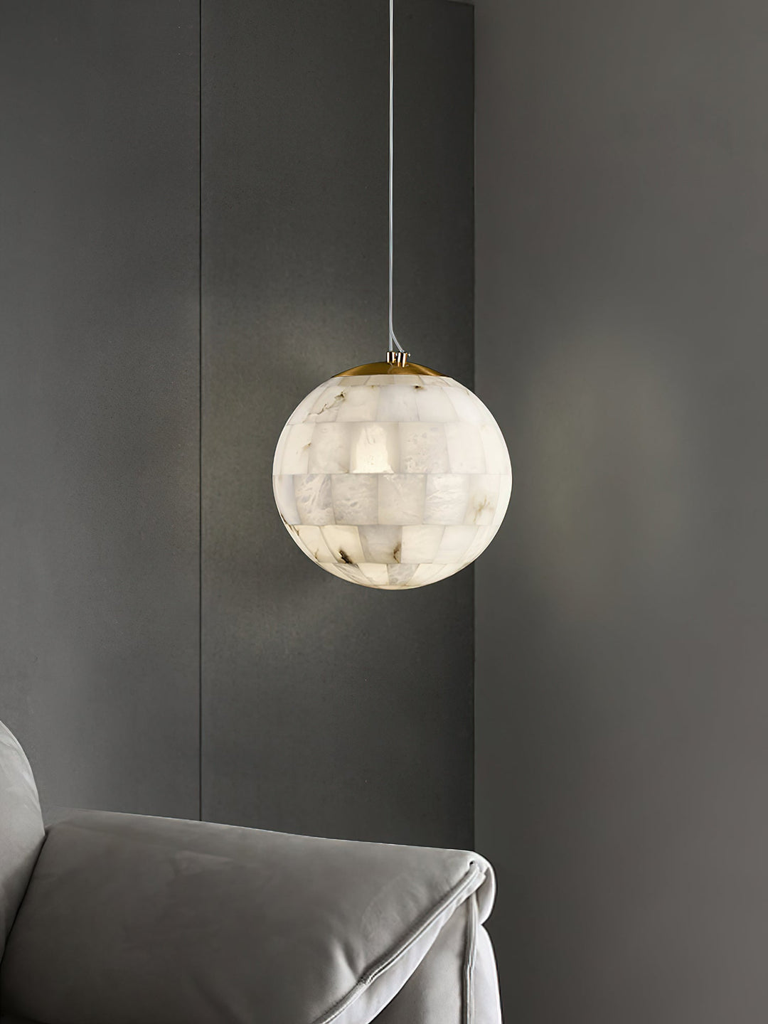 Fljotuvye Suspension en Alabastre Boule Moderne - Neutralighting