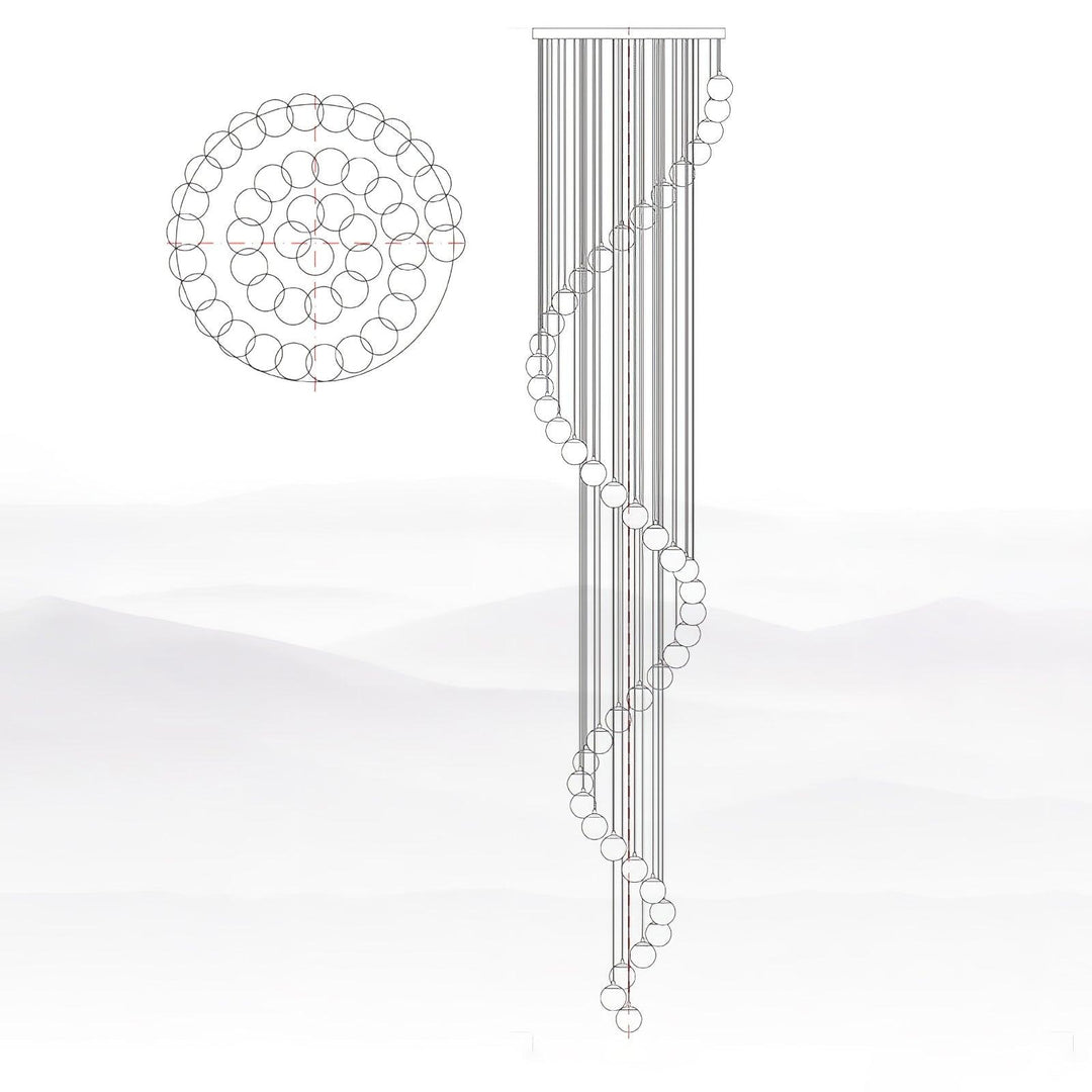 Ilaria Suspension en Albâtre - Neutralighting