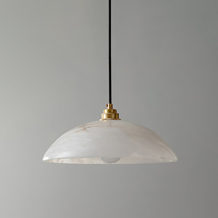 Delin Suspension Dôme en Albâtre &amp; Laiton - Neutralighting