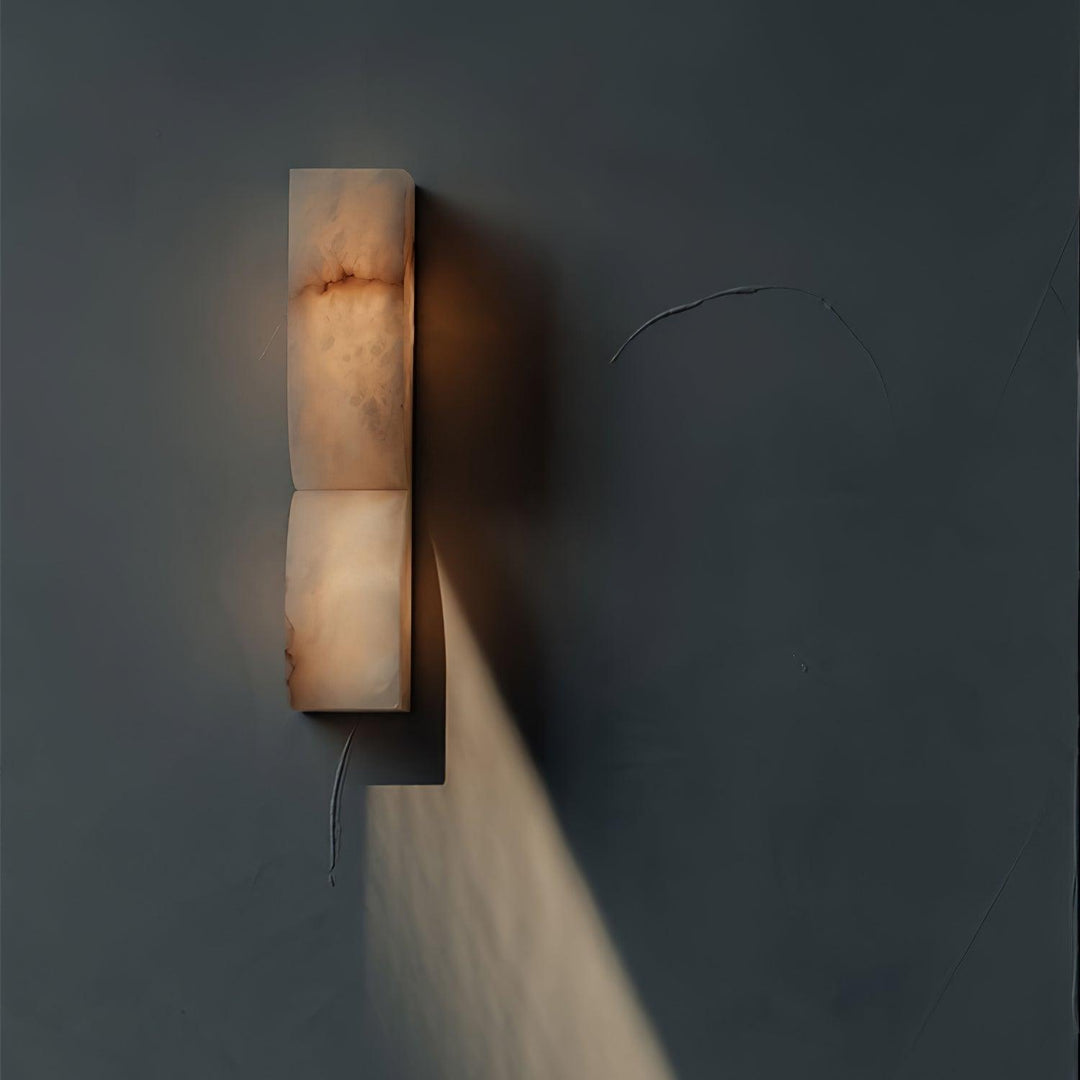 Lunaris Lampe Murale Rectangulaire en Albâtre - Neutralighting