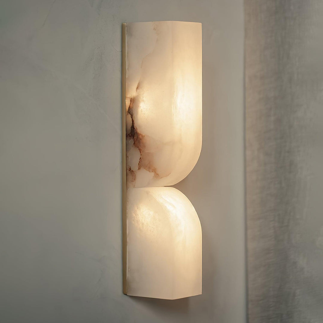 Lunaris Lampe Murale Rectangulaire en Albâtre - Neutralighting