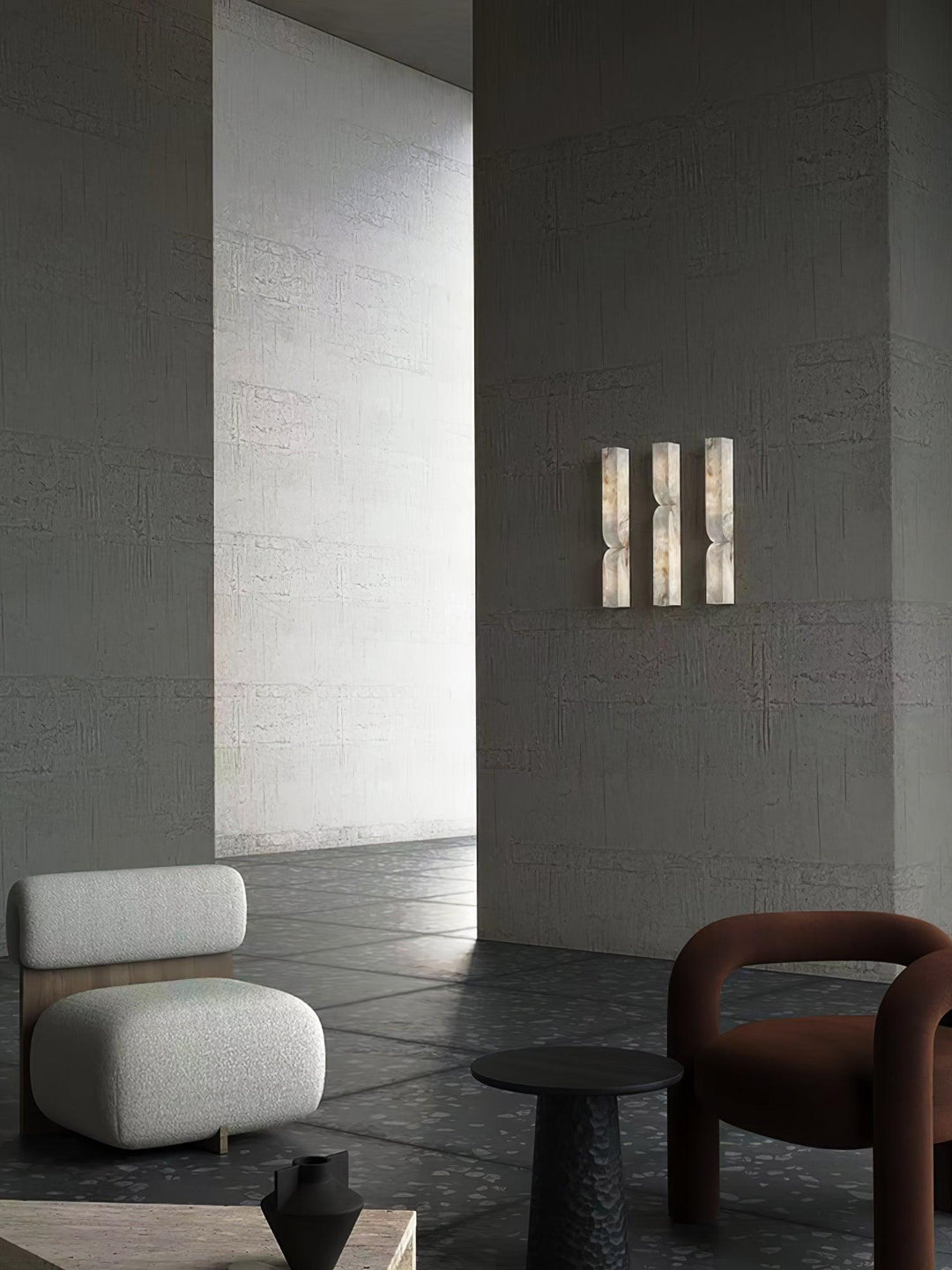 Imiraris Minimalist Alabaster Wall Light - Neutralighting