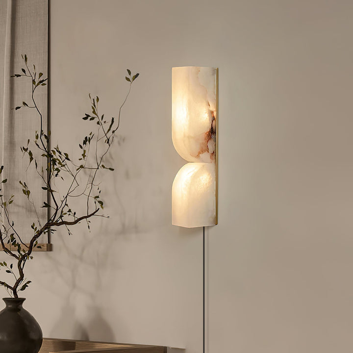 Imiraris Minimalist Alabaster Wall Light - Neutralighting