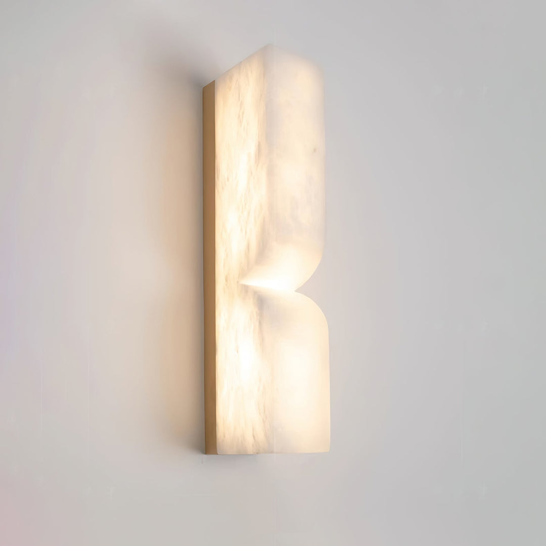 Lunaris Lampe Murale Rectangulaire en Albâtre - Neutralighting