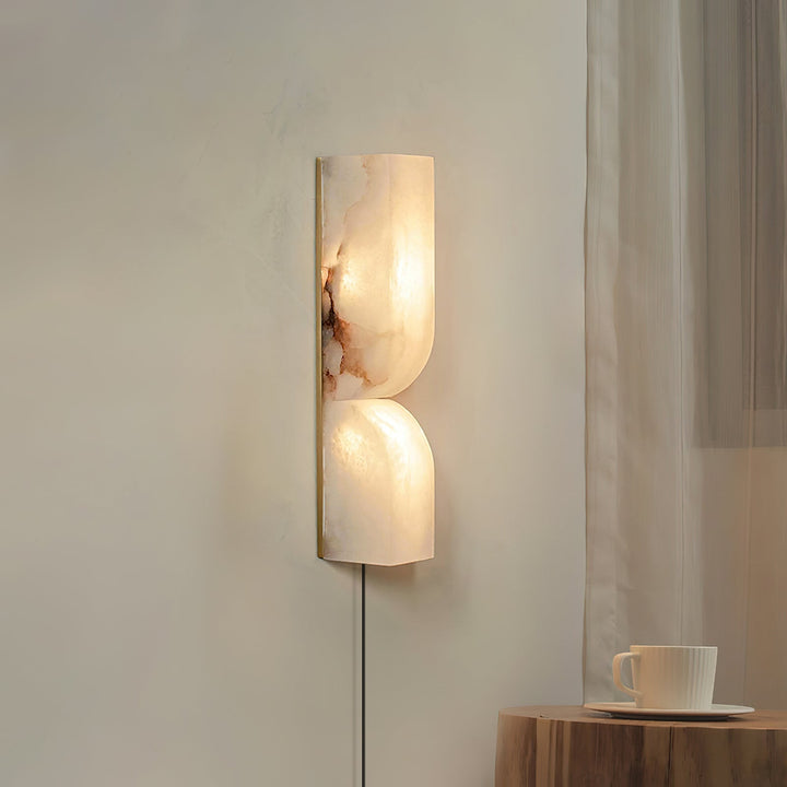 Imiraris Minimalist Alabaster Wall Light - Neutralighting