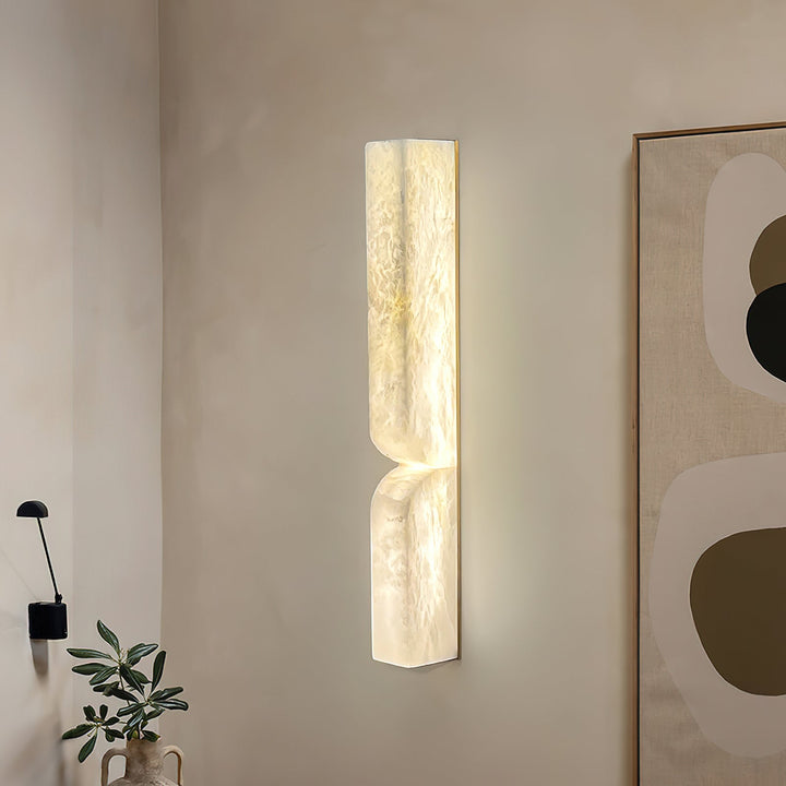 Lunaris Lampe Murale Rectangulaire en Albâtre - Neutralighting