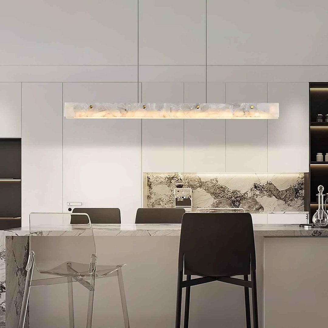 Ljomuvye Suspension Métal Linéaire Moderne LED Salon - Neutralighting