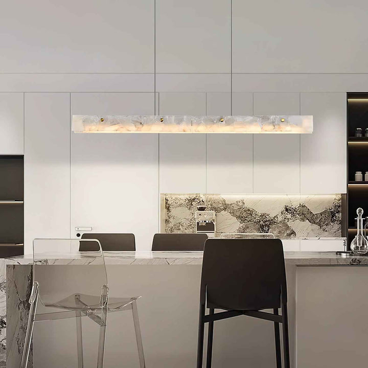 Ljomuvye Suspension Métal Linéaire Moderne LED Salon - Neutralighting