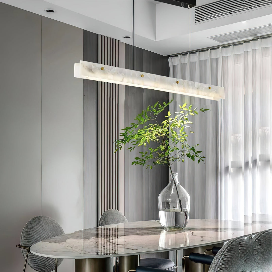 Ljomuvye Suspension Métal Linéaire Moderne LED Salon - Neutralighting