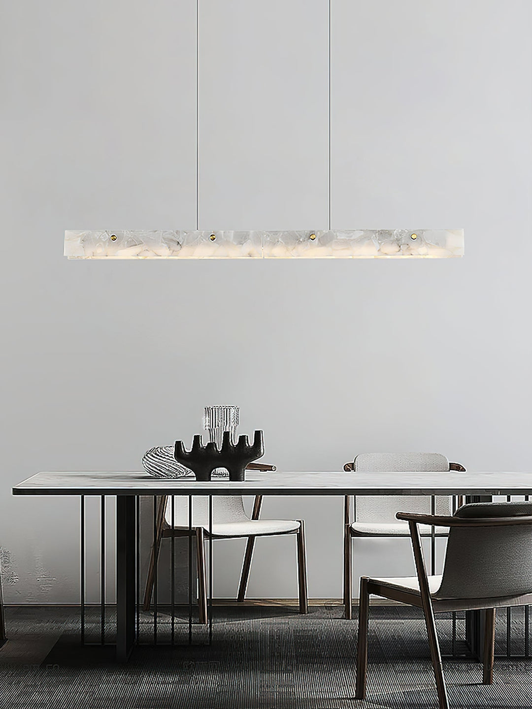 Ljomuvye Suspension Métal Linéaire Moderne LED Salon - Neutralighting