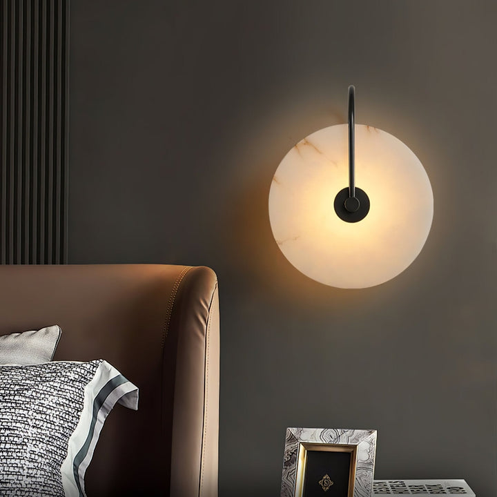 Ceraeyra Alabaster Globe Wall Light - Neutralighting